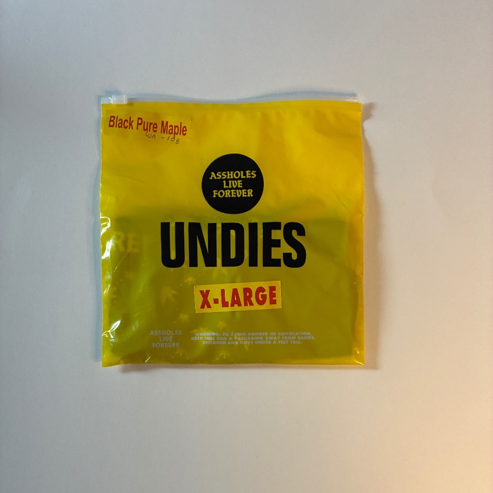 Assholes Live Forever Pure Black Maple Women’s underwear